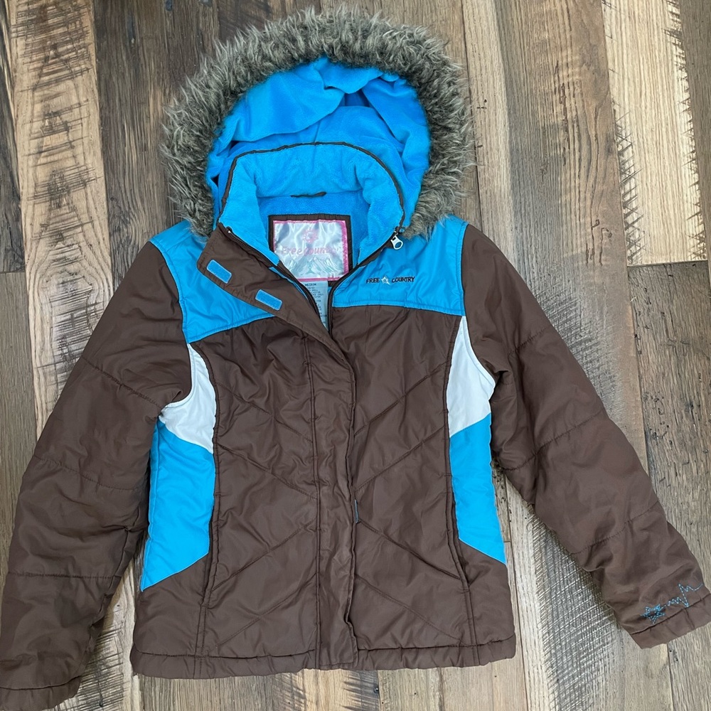 Free Country Winter Coat girl 10/12
